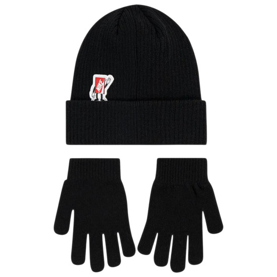 Nike Βρεφικό σετ σκουφάκι & γάντια Patch Peak Beanie Set Nike Βρεφικό σετ σκουφάκι & γάντια Patch Peak Beanie Set
